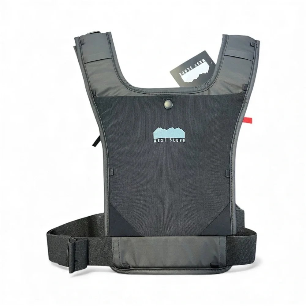 West Slope PRO-180 Slim Chest Pack in Black - Picture 2 of 2